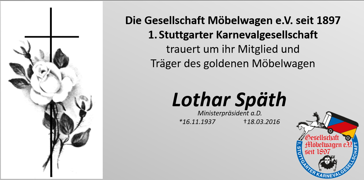 Kondolenz Lothar Späth Kondolenz Lothar Späth